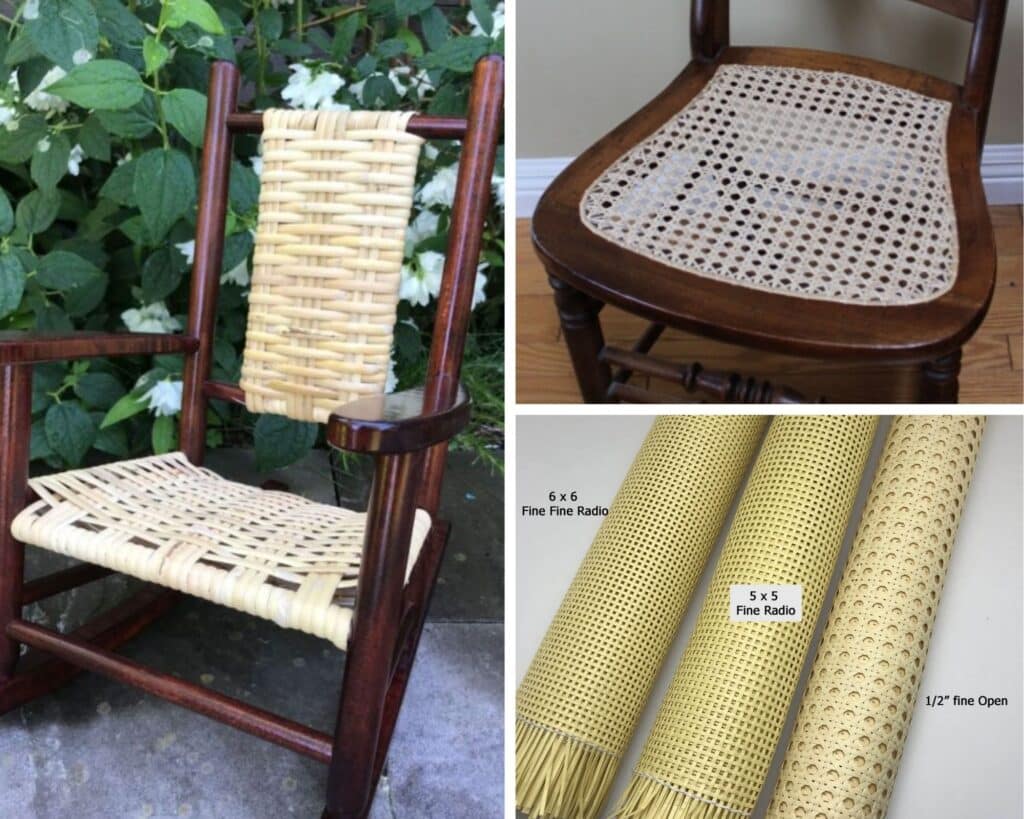 Flat Reed Basket Weaving Binding Cane Rattan Chair Furniture